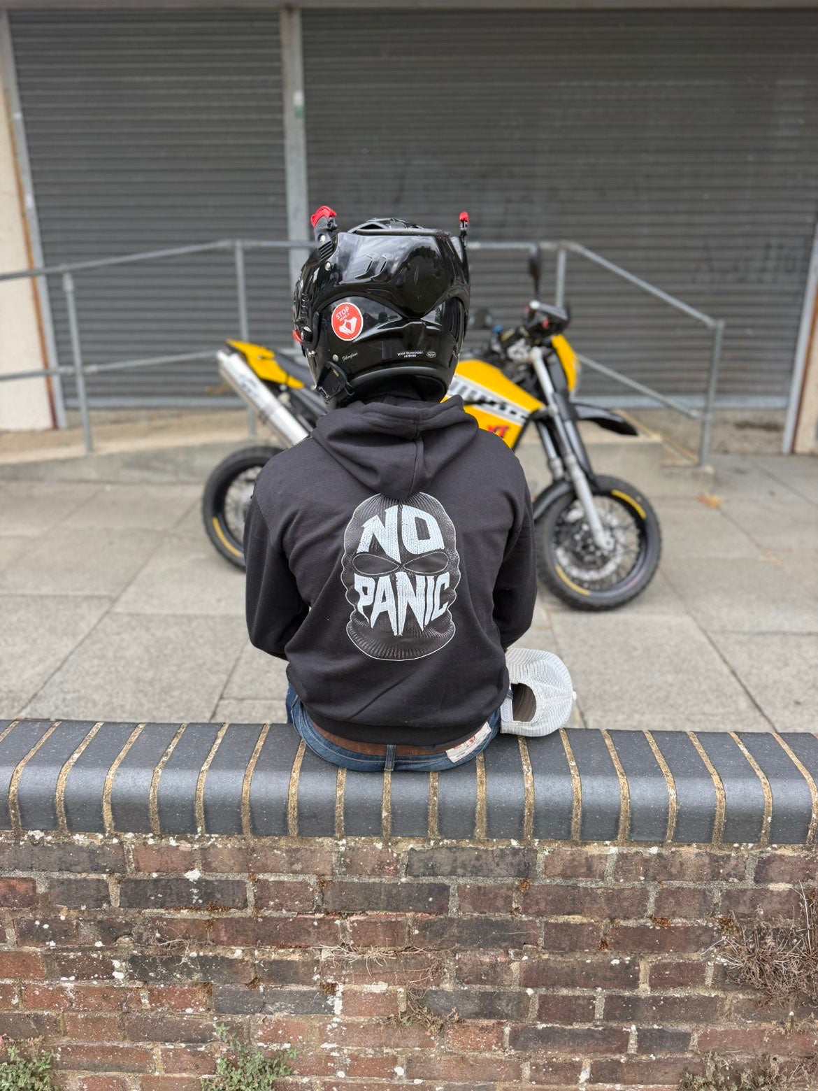 No Panic hoodie black