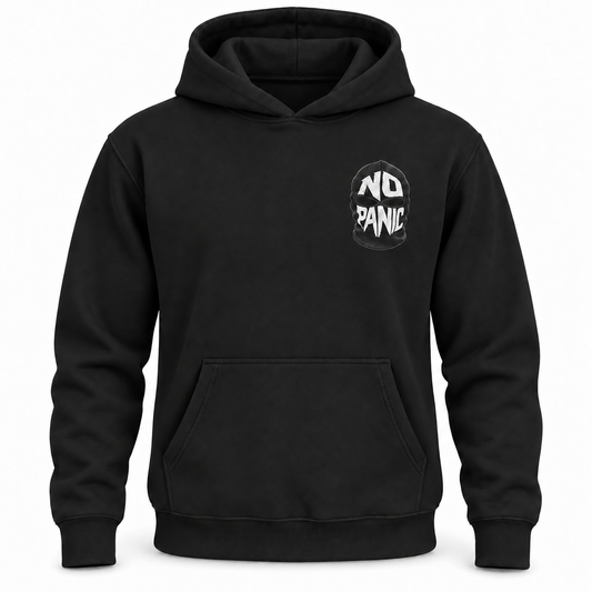 No Panic hoodie black