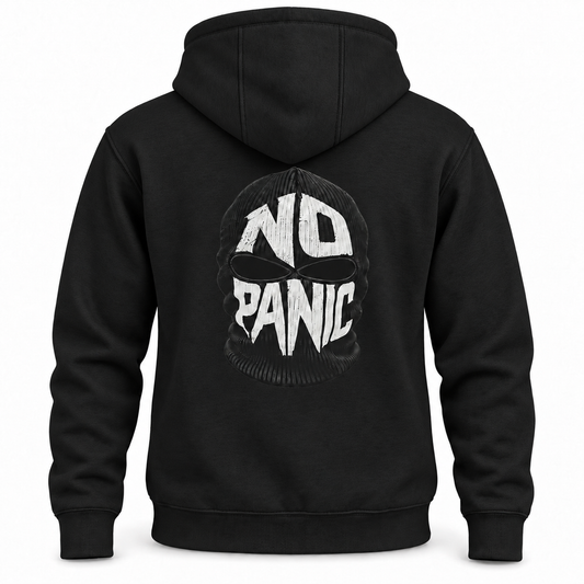 No Panic hoodie black
